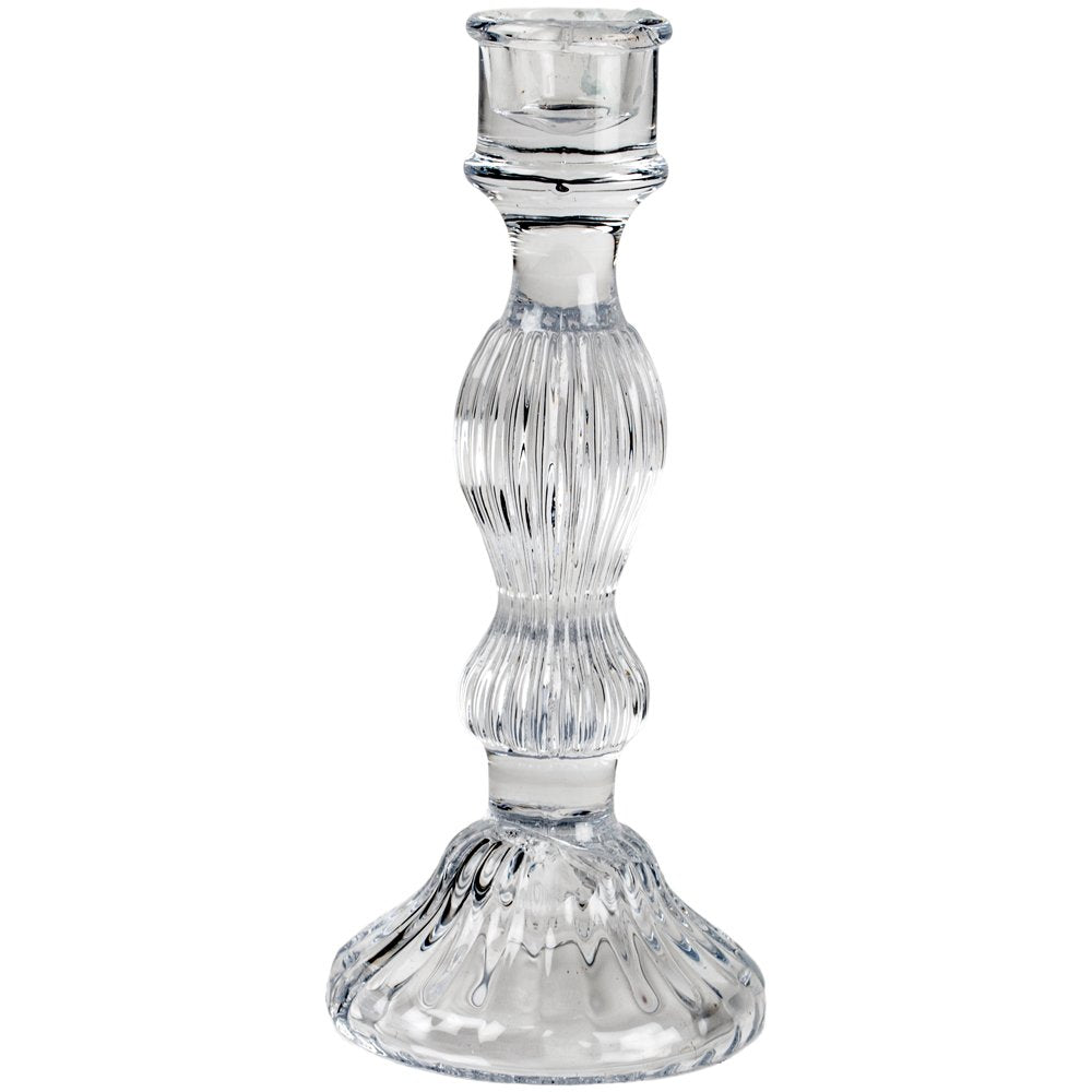 Candlestick Glass Bella Clear